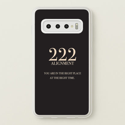 222 - Angel Numbers  - Angel Numbers Phone Case for Galaxy S10