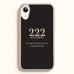 222 - Angel Numbers  - Angel Numbers Phone Case for iPhone XR