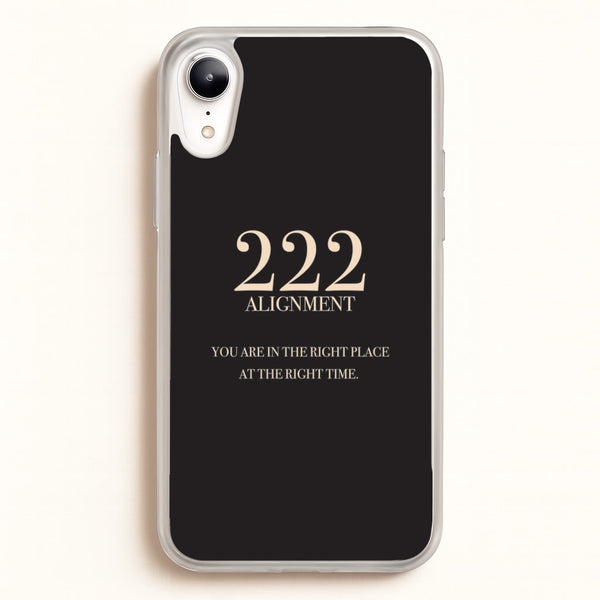 222 - Angel Numbers  - Angel Numbers Phone Case for iPhone XR