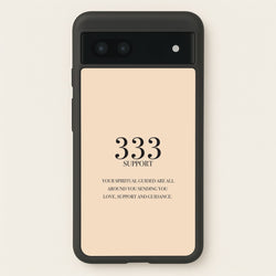 333 - Angel Numbers  - Angel Numbers Phone Case for Google Pixel 7a