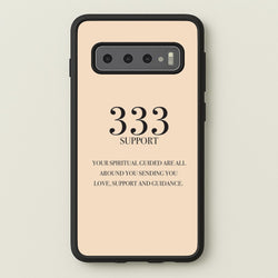 333 - Angel Numbers  - Angel Numbers Phone Case for Galaxy S10 Plus
