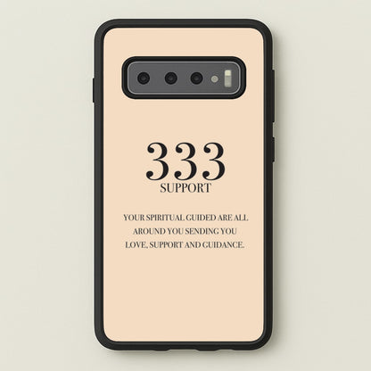 333 - Angel Numbers  - Angel Numbers Phone Case for Galaxy S10 Plus