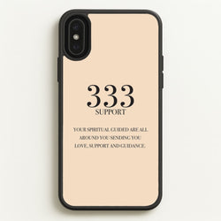 333 - Angel Numbers  - Angel Numbers Phone Case for iPhone XS Max