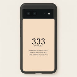 333 - Angel Numbers  - Angel Numbers Phone Case for Google Pixel 7
