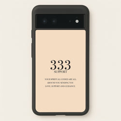 333 - Angel Numbers  - Angel Numbers Phone Case for Google Pixel 6