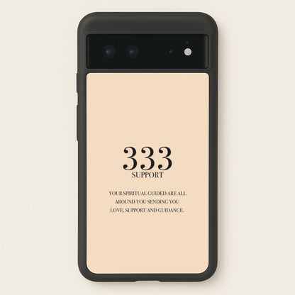 333 - Angel Numbers  - Angel Numbers Phone Case for Google Pixel 6