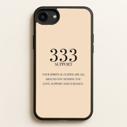 333 - Angel Numbers  - Angel Numbers Phone Case for iPhone 6 / 7 / 8 / SE