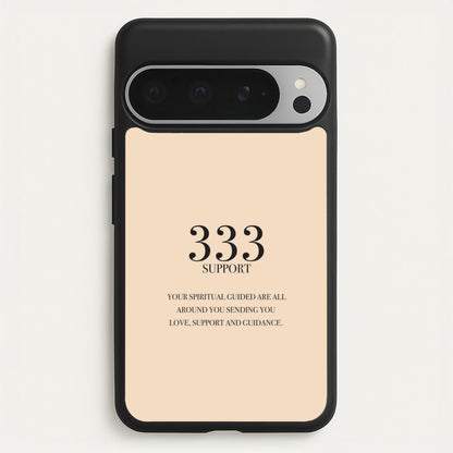 333 - Angel Numbers  - Angel Numbers Phone Case for Google Pixel 9 Pro XL