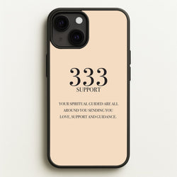 333 - Angel Numbers  - Angel Numbers Phone Case for iPhone 13