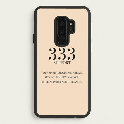 333 - Angel Numbers  - Angel Numbers Phone Case for Galaxy S9 Plus