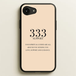 333 - Angel Numbers  - Angel Numbers Phone Case for iPhone 16e