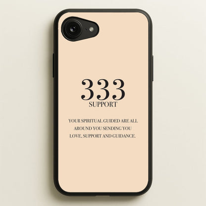 333 - Angel Numbers  - Angel Numbers Phone Case for iPhone 16e