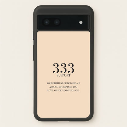 333 - Angel Numbers  - Angel Numbers Phone Case for Google Pixel 6a