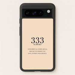 333 - Angel Numbers  - Angel Numbers Phone Case for Google Pixel 8 Pro