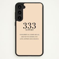 333 - Angel Numbers  - Angel Numbers Phone Case for Galaxy S23