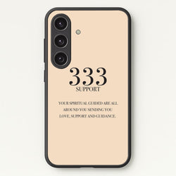 333 - Angel Numbers  - Angel Numbers Phone Case for Galaxy S24