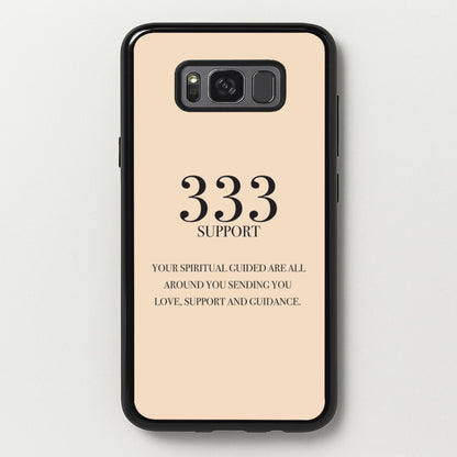 333 - Angel Numbers  - Angel Numbers Phone Case for Galaxy S8 Plus