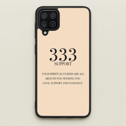 333 - Angel Numbers  - Angel Numbers Phone Case for Galaxy A12