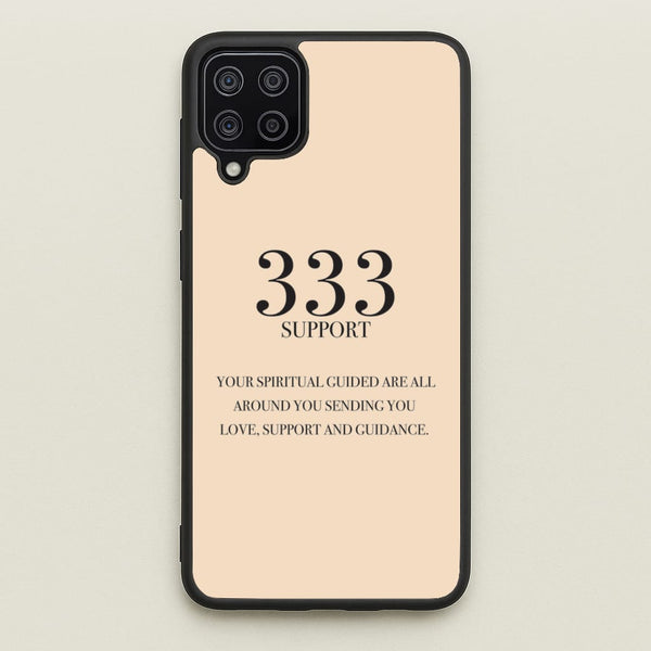 333 - Angel Numbers  - Angel Numbers Phone Case for Galaxy A12
