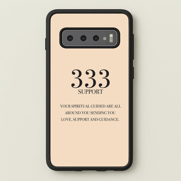 333 - Angel Numbers  - Angel Numbers Phone Case for Galaxy S10