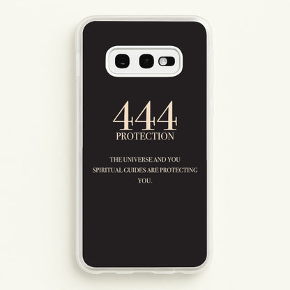 444 - Angel Numbers  - Angel Numbers Phone Case for Galaxy S10e