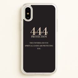 444 - Angel Numbers  - Angel Numbers Phone Case for iPhone X / XS