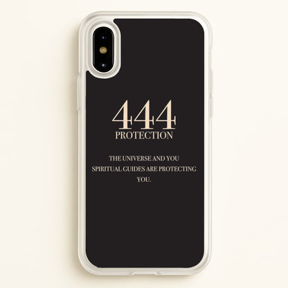 444 - Angel Numbers  - Angel Numbers Phone Case for iPhone X / XS