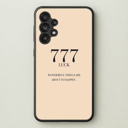 777 - Angel Numbers  - Angel Numbers Phone Case for Galaxy A13