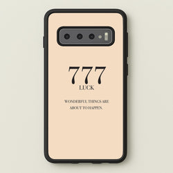 777 - Angel Numbers  - Angel Numbers Phone Case for Galaxy S10