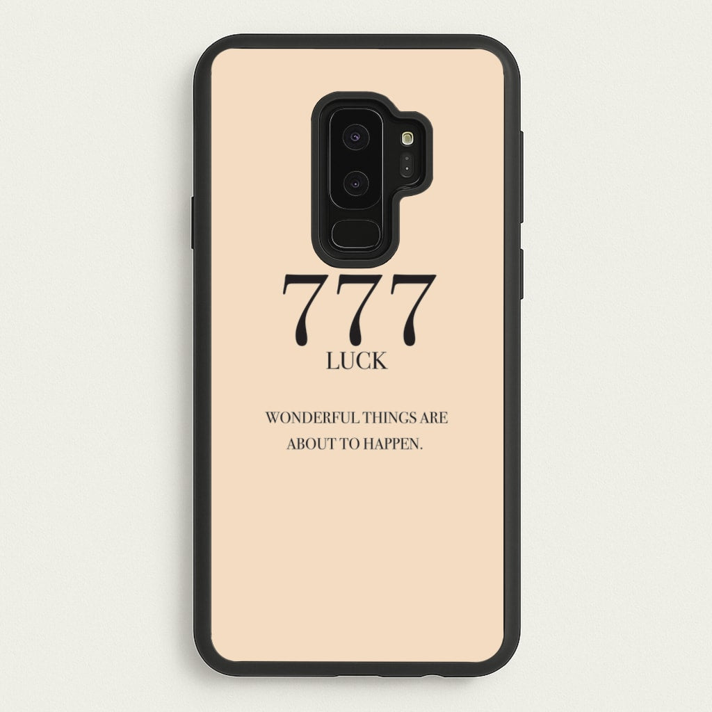 777 - Angel Numbers  - Angel Numbers Phone Case for Galaxy S9 Plus