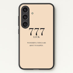 777 - Angel Numbers  - Angel Numbers Phone Case for Galaxy S24 Plus