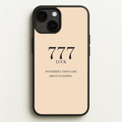 777 - Angel Numbers  - Angel Numbers Phone Case for iPhone 13