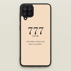 777 - Angel Numbers  - Angel Numbers Phone Case for Galaxy A12