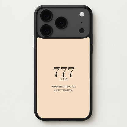 777 - Angel Numbers Phone Case for iPhone 17 Pro Max