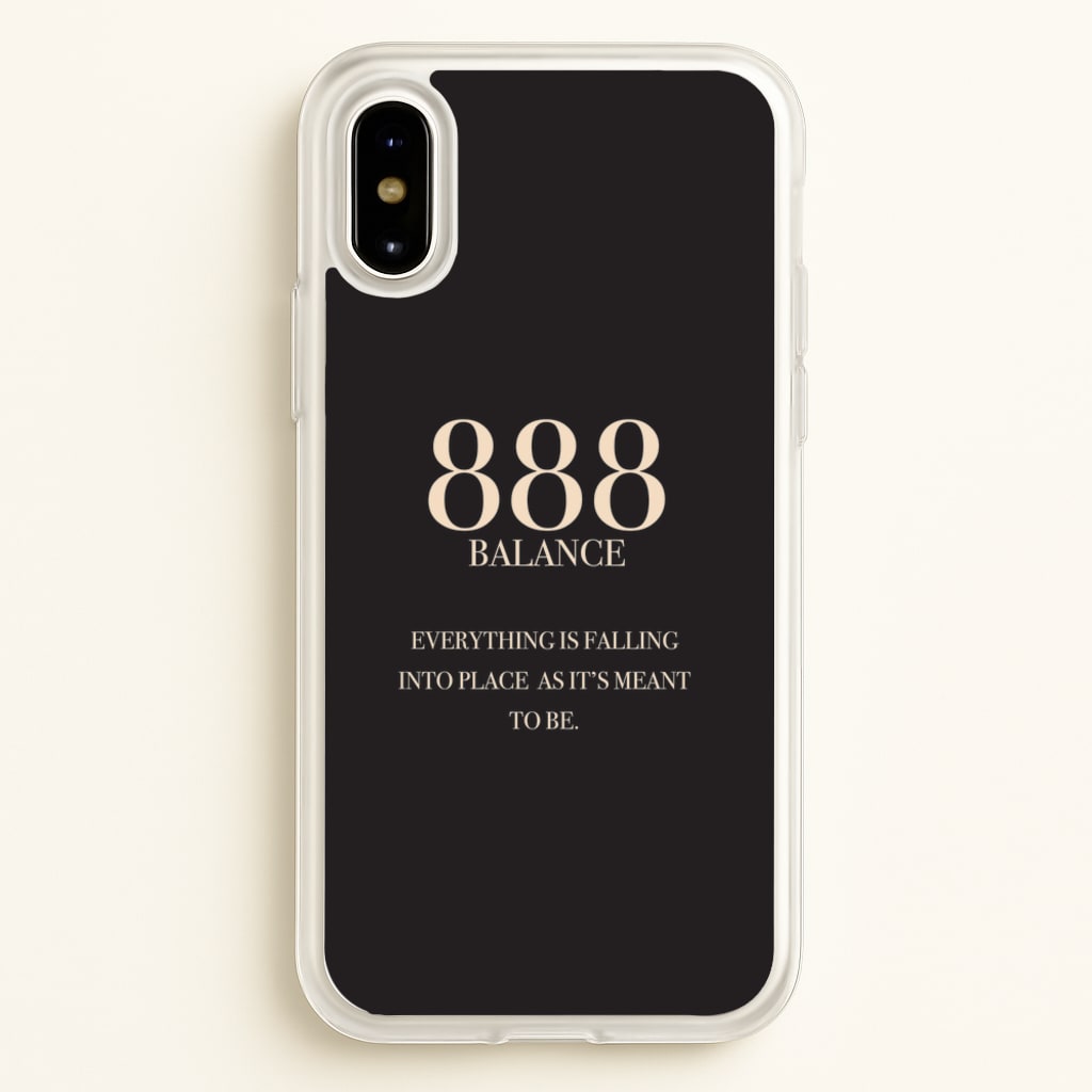 888 - Angel Numbers  - Angel Numbers Phone Case for iPhone X / XS