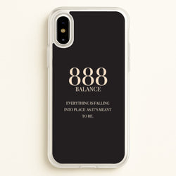 888 - Angel Numbers  - Angel Numbers Phone Case for iPhone X / XS
