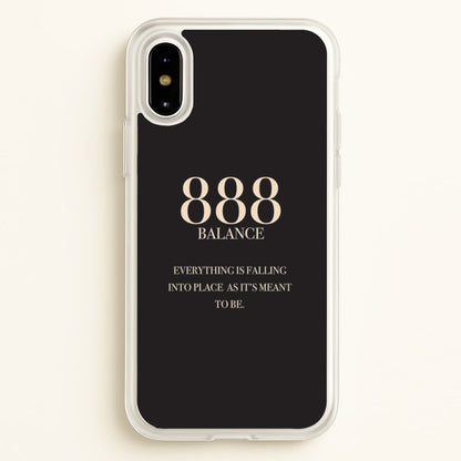 888 - Angel Numbers  - Angel Numbers Phone Case for iPhone X / XS