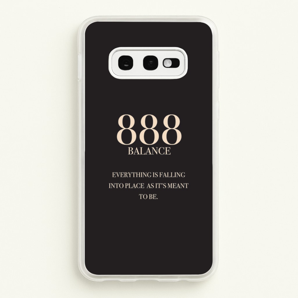 888 - Angel Numbers  - Angel Numbers Phone Case for Galaxy S10e