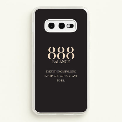 888 - Angel Numbers  - Angel Numbers Phone Case for Galaxy S10e