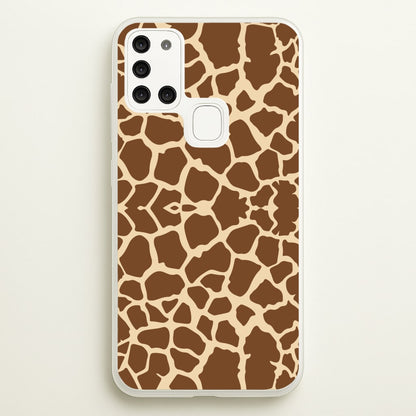 Giraffe - Animal Patterns  - Animal Patterns Phone Case for Galaxy A21s