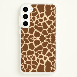 Giraffe - Animal Patterns  - Animal Patterns Phone Case for Galaxy S23