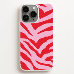 Pink Zebra - Animal Patterns  - Animal Patterns Phone Case for iPhone 11 Pro Max
