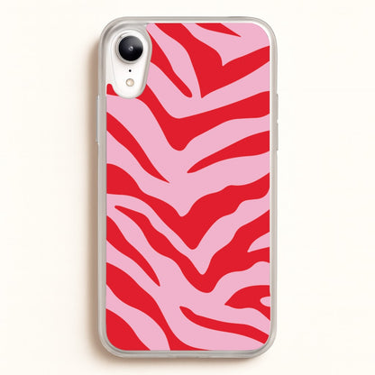Pink Zebra - Animal Patterns  - Animal Patterns Phone Case for iPhone XR