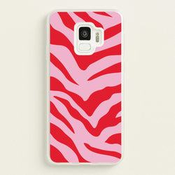 Pink Zebra - Animal Patterns  - Animal Patterns Phone Case for Galaxy S9