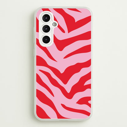 Pink Zebra - Animal Patterns  - Animal Patterns Phone Case for Galaxy A14
