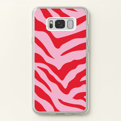 Pink Zebra - Animal Patterns  - Animal Patterns Phone Case for Galaxy S8 Plus