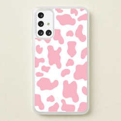Pink Cow - Animal Patterns  - Animal Patterns Phone Case for Galaxy A71
