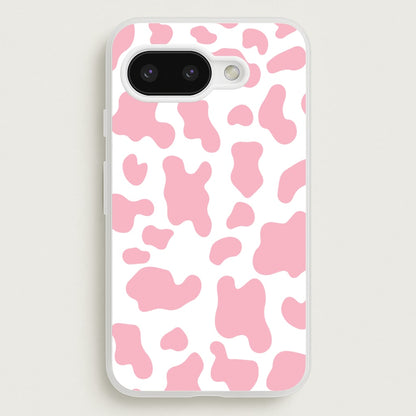 Pink Cow - Animal Patterns  - Animal Patterns Phone Case for Google Pixel 9a