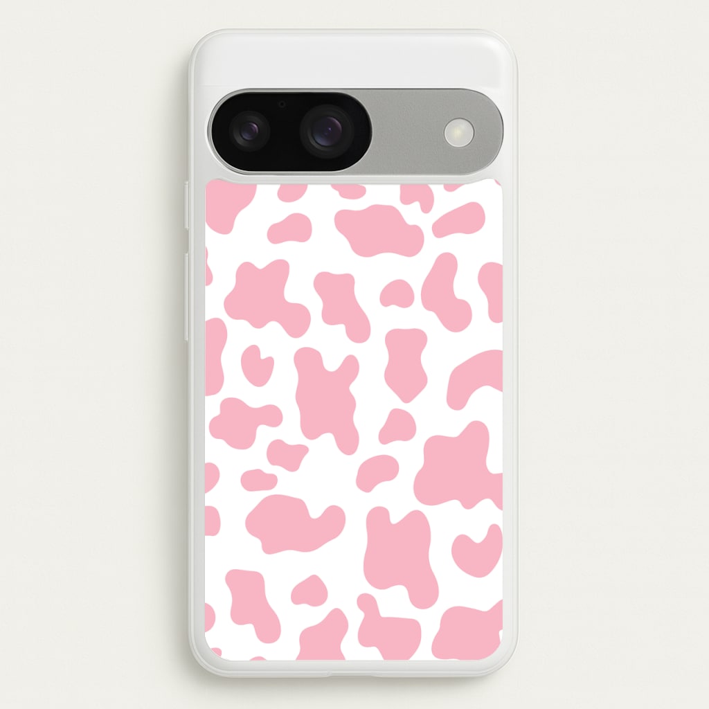 Pink Cow - Animal Patterns  - Animal Patterns Phone Case for Google Pixel 9 / 9 Pro