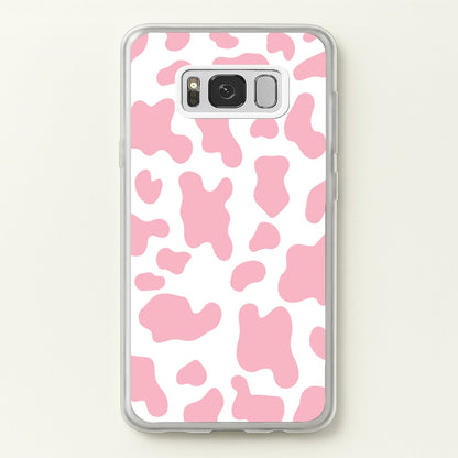 Pink Cow - Animal Patterns  - Animal Patterns Phone Case for Galaxy S8